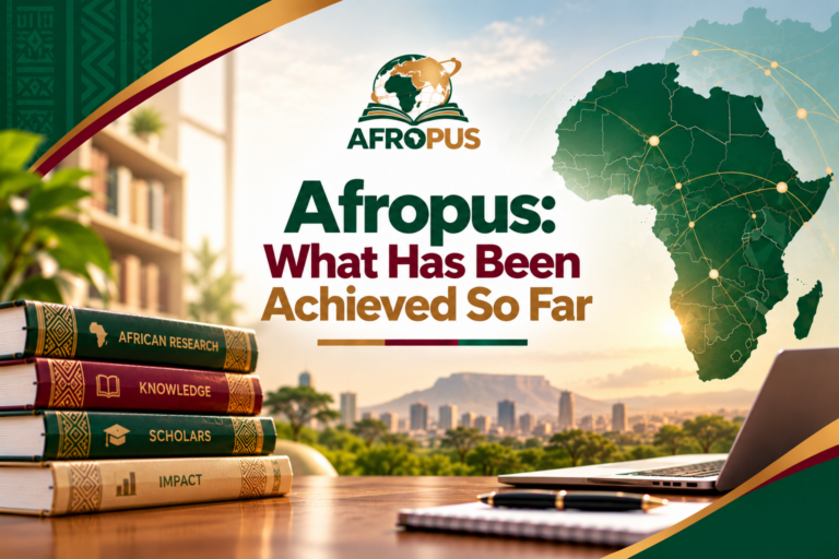 Afropus: What Has Been Achieved So Far