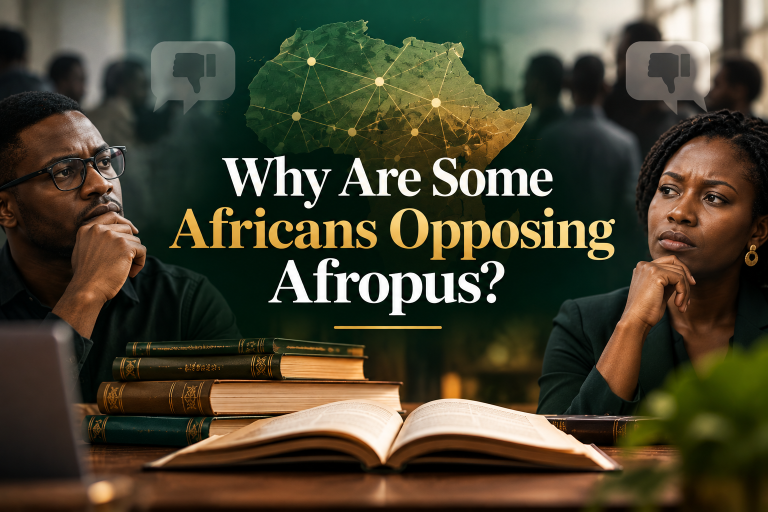 Why Are Some Africans Opposing Afropus?