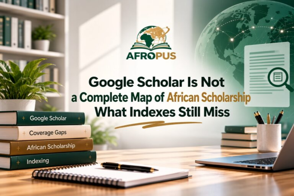 Google Scholar African scholarship — what indexes still miss | Afropus cover